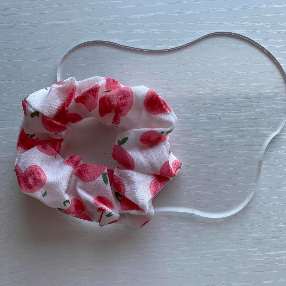 Red Pomegranate  Scrunchie